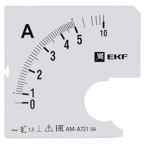 Фото шкала сменная для a721 5/5а-1.5 proxima ekf s-a721-5 EKF