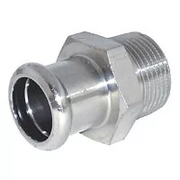Фото муфта сталь нерж aisi 316l дн 54х2" пресс/нр ру16 inoxpres rm 187200054