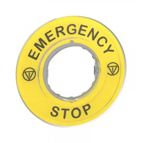 Фото маркировка 3d "emergency stop" sche zby9320 Schneider Electric