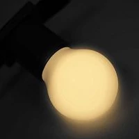Фото лампа светодиодная 1вт 5led шар d45 e27 тепл. бел. neon-night 405-116