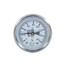 Фото термометр биметаллический осевой дк63 160с l=160мм g1/2" тбп-т завод теплотехнических приборов