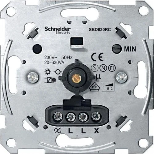 Фото механизм светорегулятора поворотного сп merten емкостн. нагр. 630вт sche mtn5137-0000 Schneider Electric