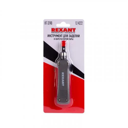 Фото инструмент для заделки и обрезки витой пары 110 (ht-3240) rexant 12-4222 Rexant