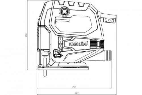 Фото лобзик steb 65 quick 450вт 600-3100/м мтн коробка metabo 601030000 Metabo фото 2