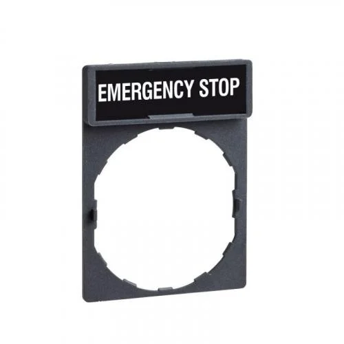 Фото этикетка "emergency stop" sche zby2330 Schneider Electric