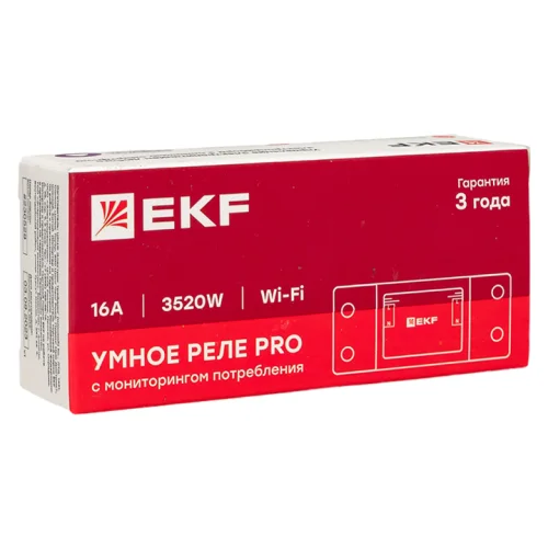 Фото умное реле 16а pro wi-fi ekf connect EKF фото 11