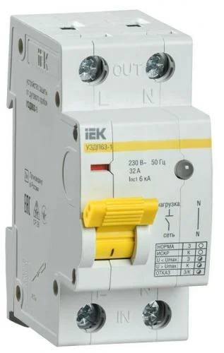 Фото устройство защиты от дугового пробоя уздп63-1 32а iek mdp10-32 IEK