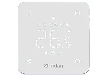 Фото ридан 088l1142r — электронный комнатный термостат rsmart-fw с wi-fi подключением 230v, белый