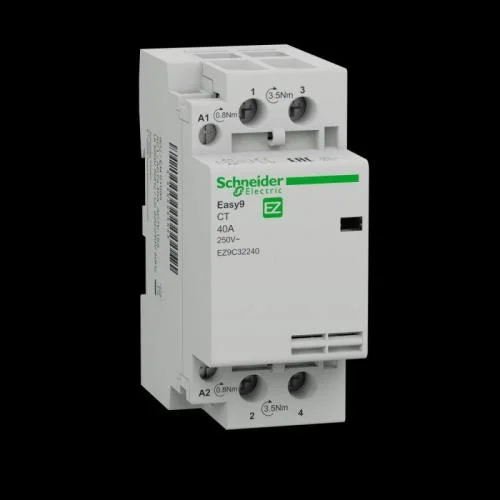 Фото контактор модульный easy9 ct 40а 2но 230/250в ac 50гц sche ez9c32240 Schneider Electric