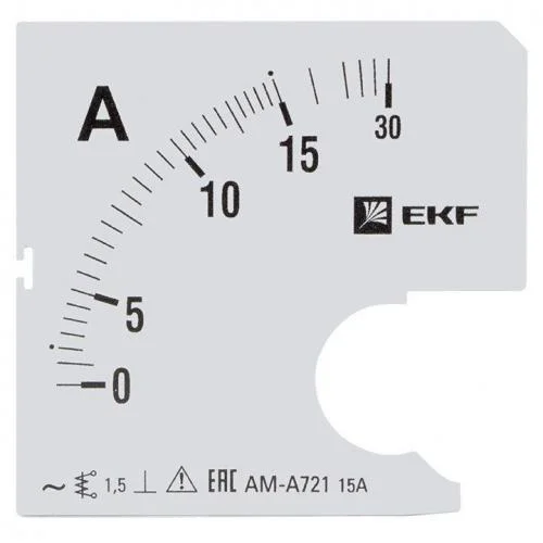 Фото шкала сменная для a721 15/5а-1.5 proxima ekf s-a721-15 EKF
