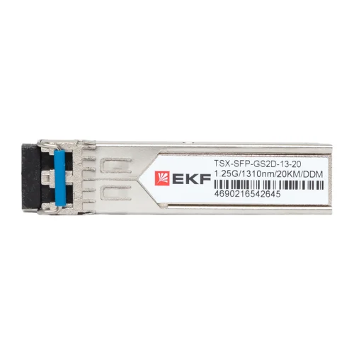 Фото sfp модуль 1,25гбит двойное одномодовое оптоволокно 1310нм дальность 20км tsx ekf EKF фото 3
