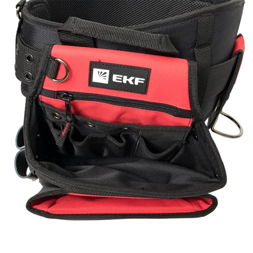 Пояс монтажника с 3 сумками и разгрузочными ремнями С-15 EKF Professional фото 8
