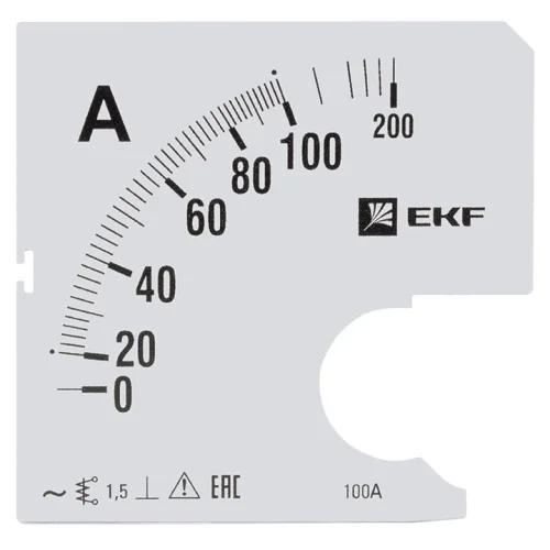 Фото шкала сменная для a961 100/5а-1,5 ekf proxima EKF