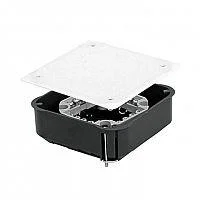 Фото коробка распаячная кмп-020-024 для полых стен с метал. лапками клеммником и крышкой 110х110х45 proxima ekf plc-kmp-020-024