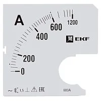 Фото шкала сменная для a961 600/5а-1,5 ekf proxima