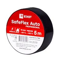 Фото изолента пвх 15мм 5м черный серии safeflex auto