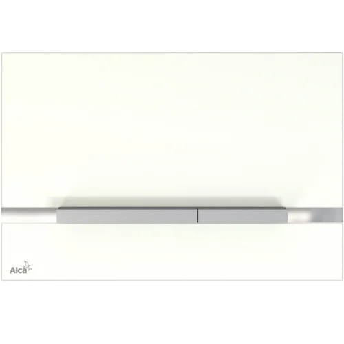 Фото кнопка для инсталляции белая глянцевая alca plast stripe-gl1200 Alca Plast
