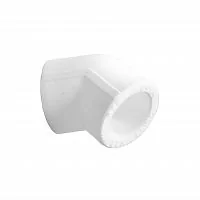Фото угольник pp-r белый дн 25х45гр pro valfex 10107025-pro