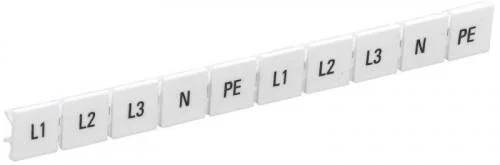 Фото маркеры для кпи-10кв.мм с символами "l1; l2; l3; n; pe" iek yzn11m-010-k00-a IEK