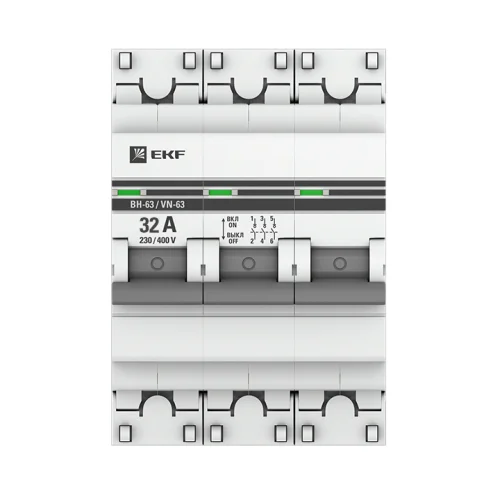 Фото выключатель нагрузки 3p 32а вн-63 ekf proxima EKF фото 2