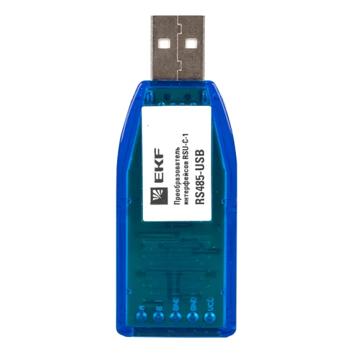 Фото преобразователь интерфейсов rsu-c-1 rs485-usb ekf proxima EKF фото 6