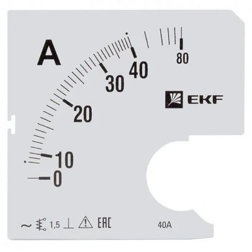 Фото шкала сменная для a961 40/5а-1.5 proxima ekf s-a961-40 EKF