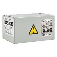 Фото ящик с понижающим трансформатором ятп 0,25ква 220/24в (3 автомата) ekf basic