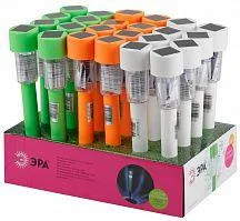 Фото светильник садовый sl-pl30-clr солнечная батарея пластик цветн. 32см (24/1320) эра б0032593