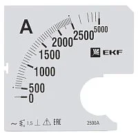 Фото шкала сменная для a961 2500/5а-1,5 ekf proxima