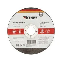 Фото диск отрезной по металлу (125х1.2х22.23мм) kranz kr-90-0913