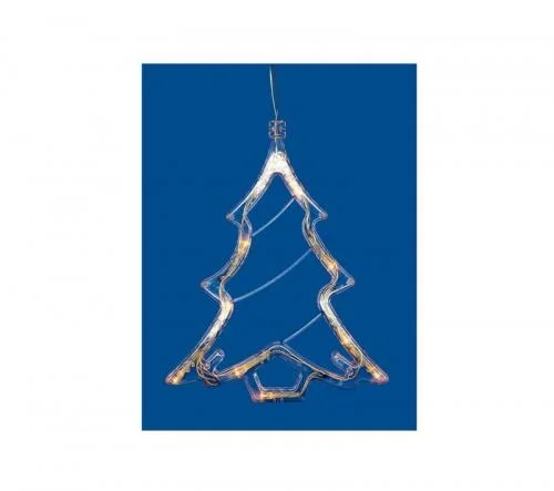 Фото фигура uld-h1620-010/sta/3aaa warm white ip20 xmas tree елочк 3aaa (не в/к) 18х19см подвес 10 led провод прозр. uniel ul-00007254 Uniel