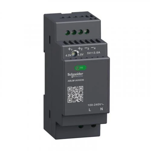 Фото блок питания модульный abl modicon 5в 18вт sche ablm1a05036 Schneider Electric