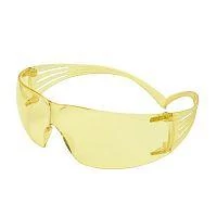 Фото очки открытые защитные цвет линз желт. с покрытием as/af против царапин и запотевания securefit™ 203 sf203af-eu 3м 7100112008