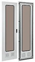 Фото дверь металлическая со стеклом 2 вент. отв. 2000х800 format iek ykm40d-fo-dgi-200-080