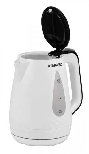 Фото чайник электрический skp3213 1.7л 2200вт бел./черн. (корпус пластик) starwind 1416522 STARWIND фото 2