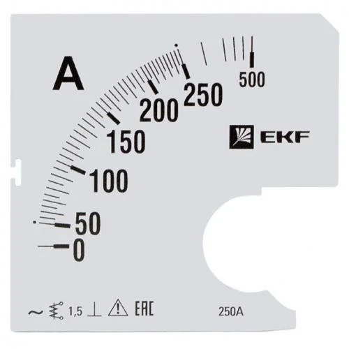 Фото шкала сменная для a961 250/5а-1.5 proxima ekf s-a961-250 EKF