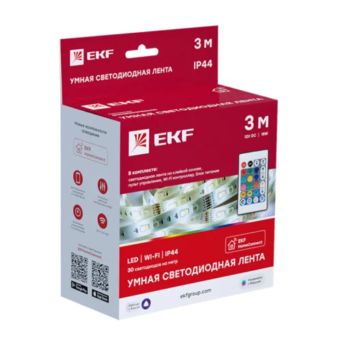 Фото умная светодиодная лента ekf connect rgbw 3m EKF фото 2