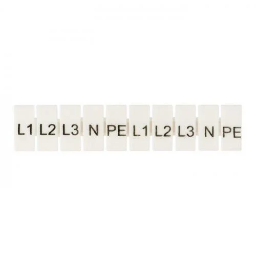 Фото маркеры для jxb-st 4 с символами "l1. l2. l3. n. pe" (уп.10шт) proxima ekf zb-st-4-l-1-3 EKF
