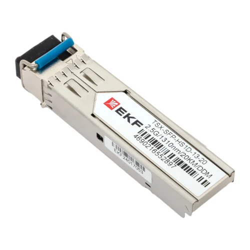 Фото sfp модуль 2,5 гбит одинарное одномодовое оптоволокно 1310нм дальность 20км tsx ekf EKF фото 4