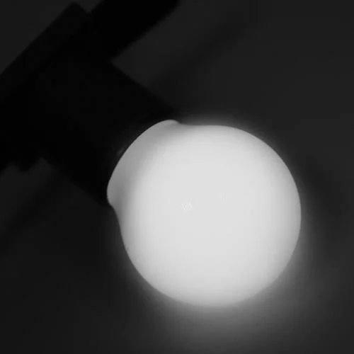 Фото лампа светодиодная 1вт 5led шар d45 e27 бел. neon-night 405-115 Neon-Night