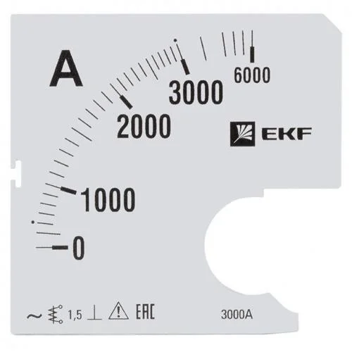 Фото шкала сменная для a961 3000/5а-1.5 proxima ekf s-a961-3000 EKF
