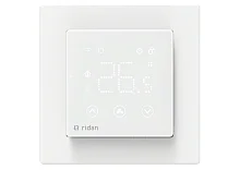 Фото ридан 088l1141r — электронный комнатный термостат rsmart-sw с wi-fi подключением 230v, белый