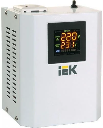 Фото стабилизатор напряжения boiler 0.5ква iek ivs24-1-00500 IEK