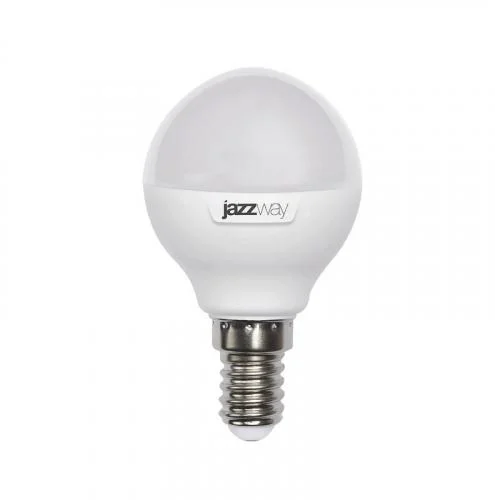 Фото лампа светодиодная pled-lx g45 8вт 3000к e14 jazzway 5028593 JazzWay