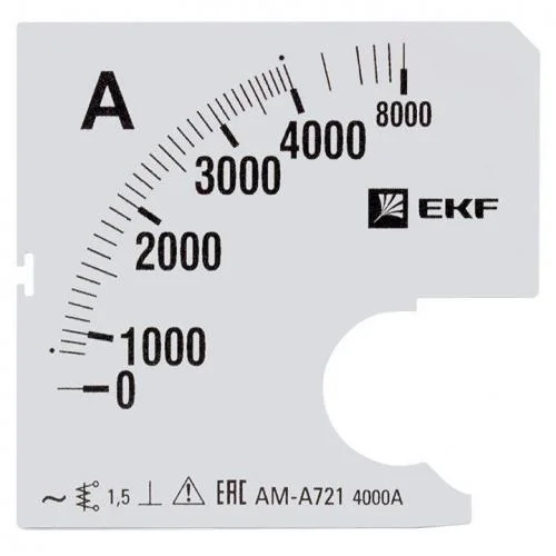 Фото шкала сменная для a721 4000/5а-1.5 proxima ekf s-a721-4000 EKF