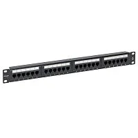 Фото патч-панель teracom pro 19'' cat.6 1u неэкранированная utp 24 порта rj-45 dual idc