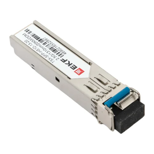 Фото sfp модуль 2,5 гбит одинарное одномодовое оптоволокно 1310нм дальность 20км tsx ekf EKF фото 5