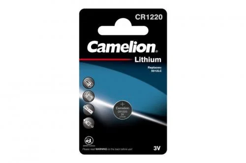 Фото элемент питания литиевый cr cr1220 bl-1 (блист.1шт) camelion 3071 Camelion