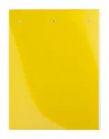 Фото табличка полужесткая клейкое основание для маркировки мод. оборудования пвх желт. dkc tas10715ay
