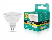 Фото лампа светодиодная led5-mr16/830/gu5.3 5вт 3000к тепл. бел. gu5.3 370лм 12в camelion 12025